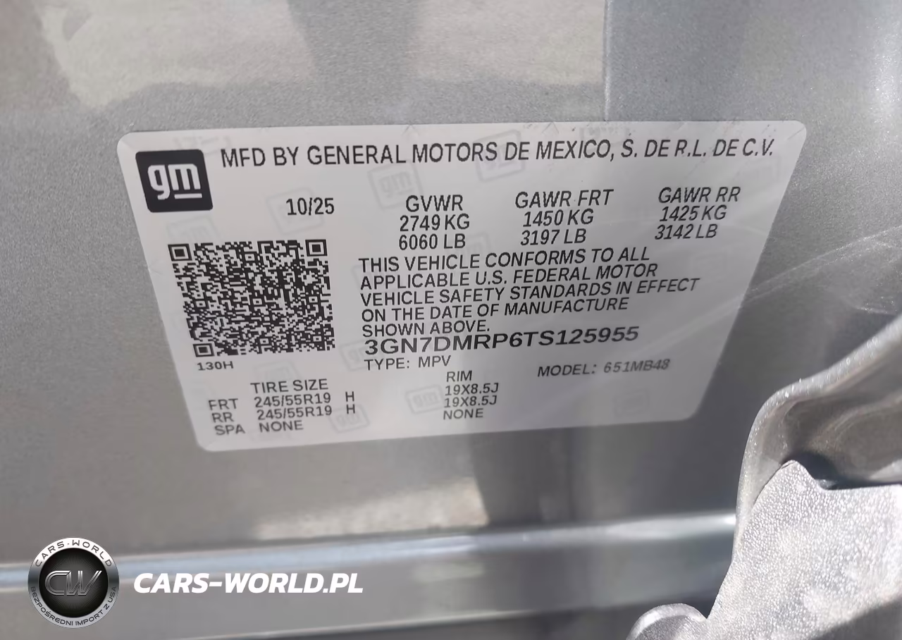 2026 Chevrolet Equinox Ev Lt 1, Fwd VIN:3GN7DMRP6TS125955 - 9