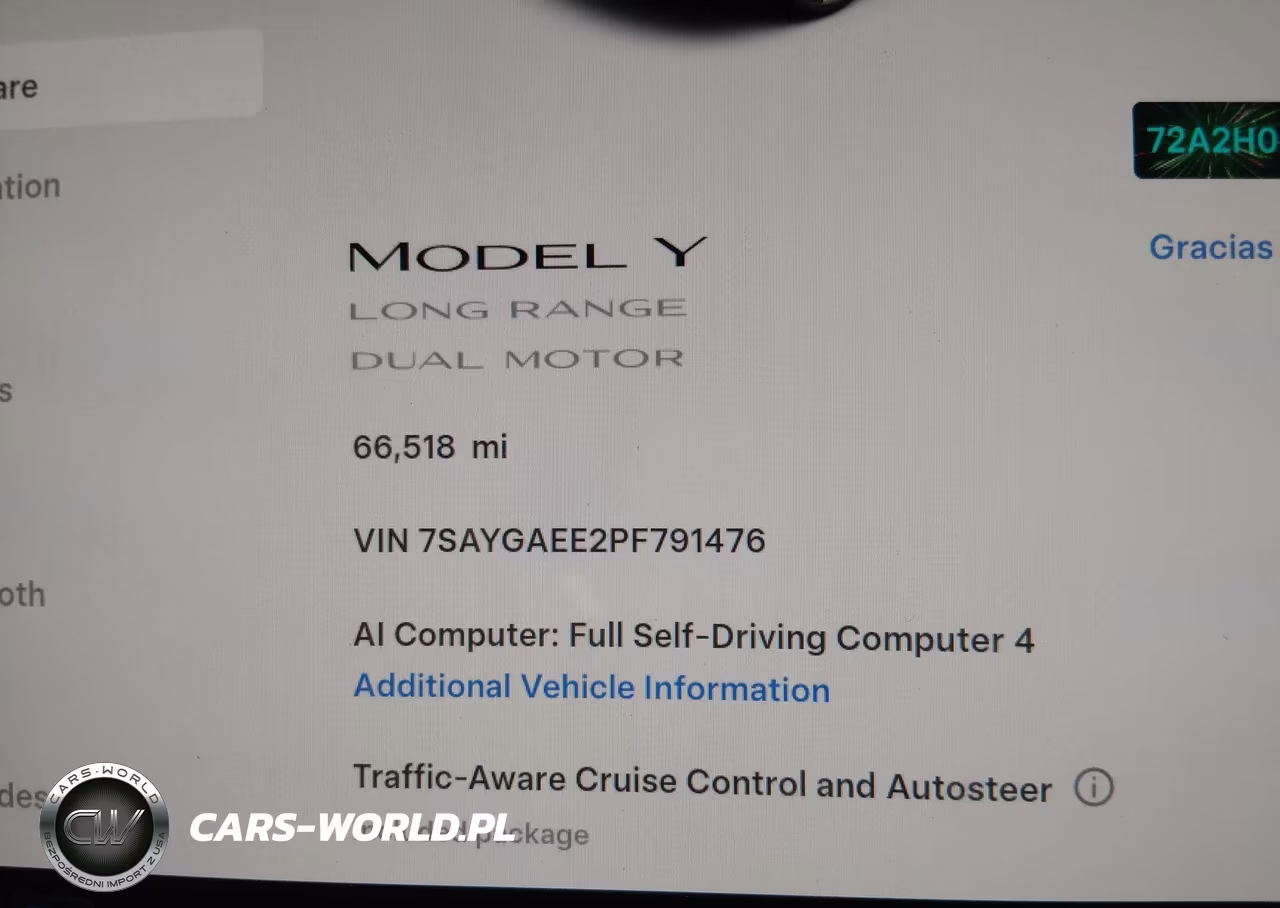 2023 Tesla Model Y VIN:7SAYGAEE2PF791476 - 15