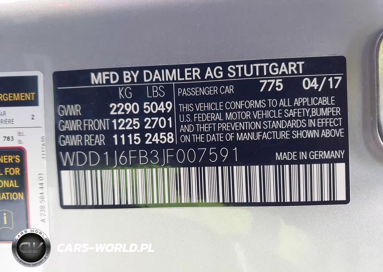 2018 Mercedes-Benz E 400 VIN:WDD1J6FB3JF007591 - 9