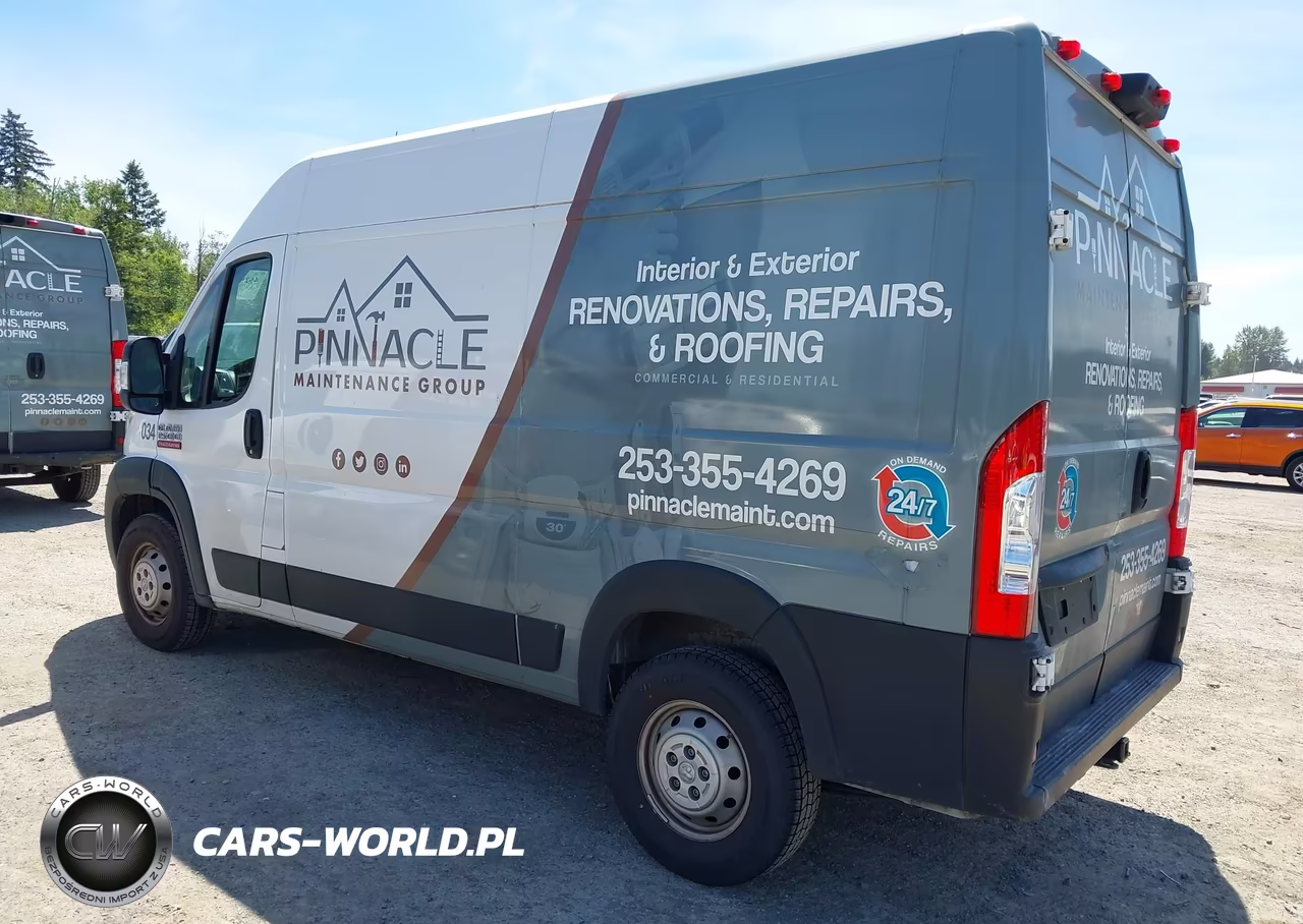 2021 Ram Promaster 1500 High Roof 136 Wb VIN:3C6LRVBG1ME582589 - 3