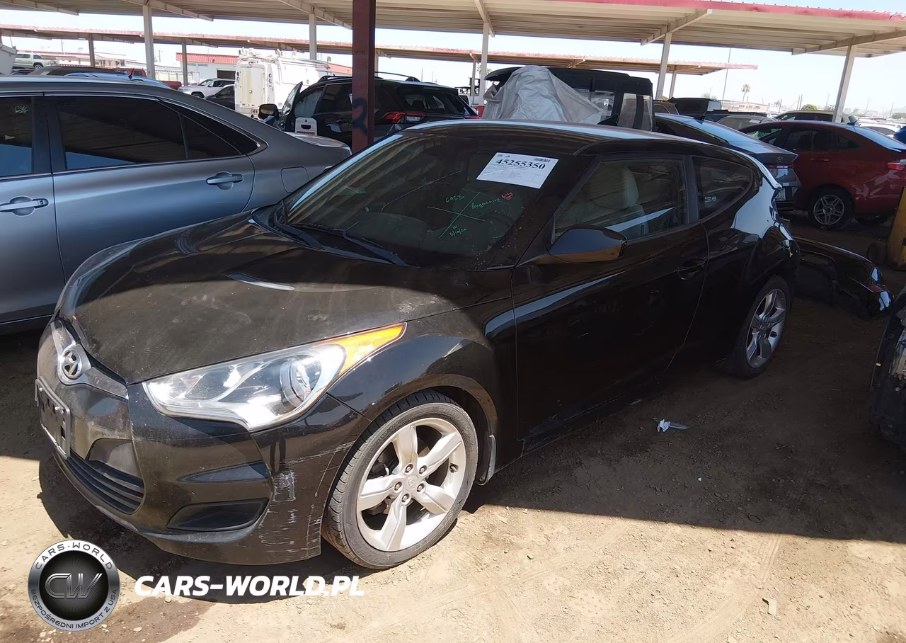 2013 Hyundai Veloster Base W-Gray VIN:KMHTC6ADXDU103977 - 2