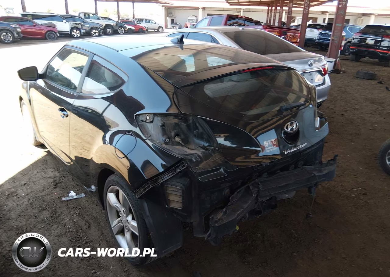 2013 Hyundai Veloster Base W-Gray VIN:KMHTC6ADXDU103977 - 3