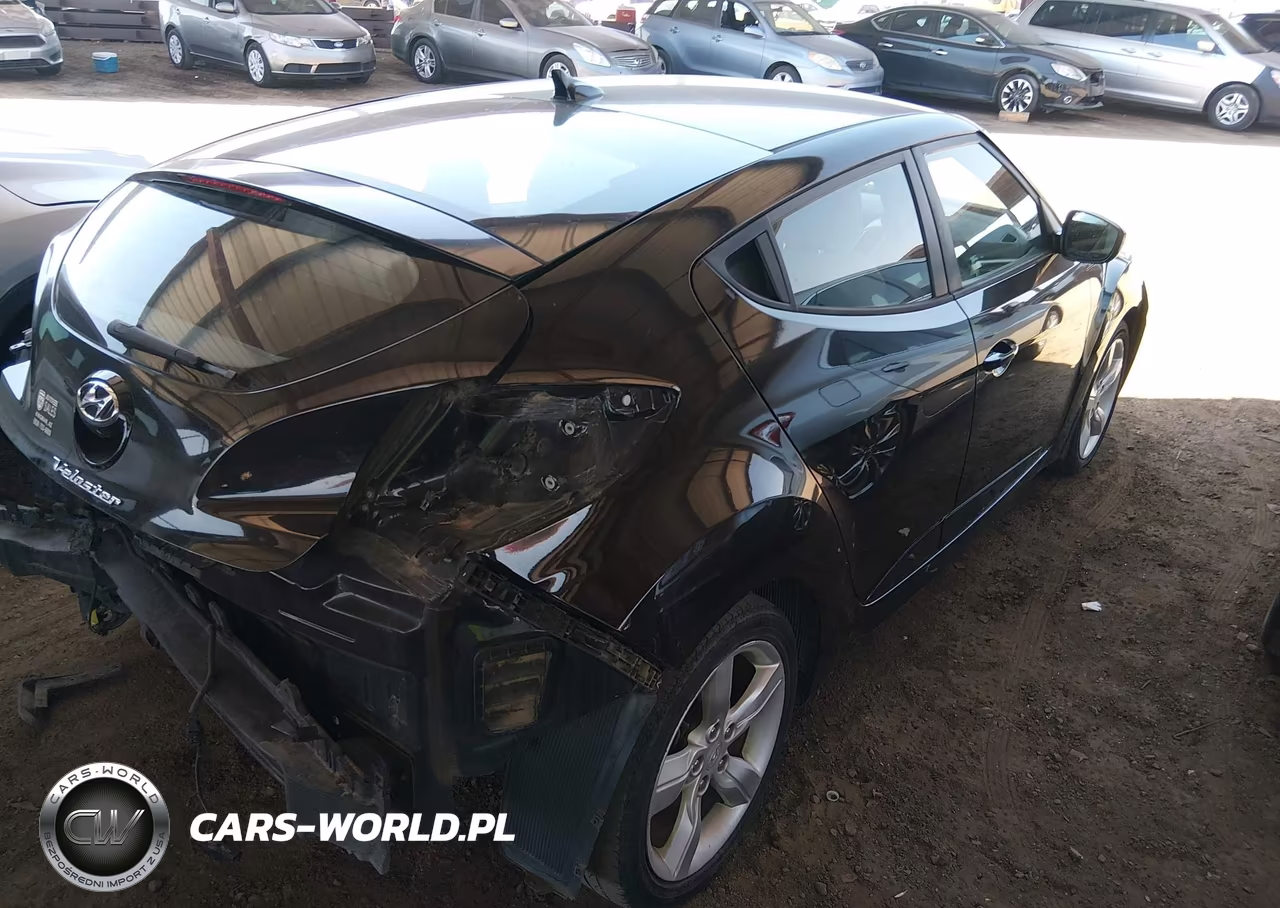 2013 Hyundai Veloster Base W-Gray VIN:KMHTC6ADXDU103977 - 4