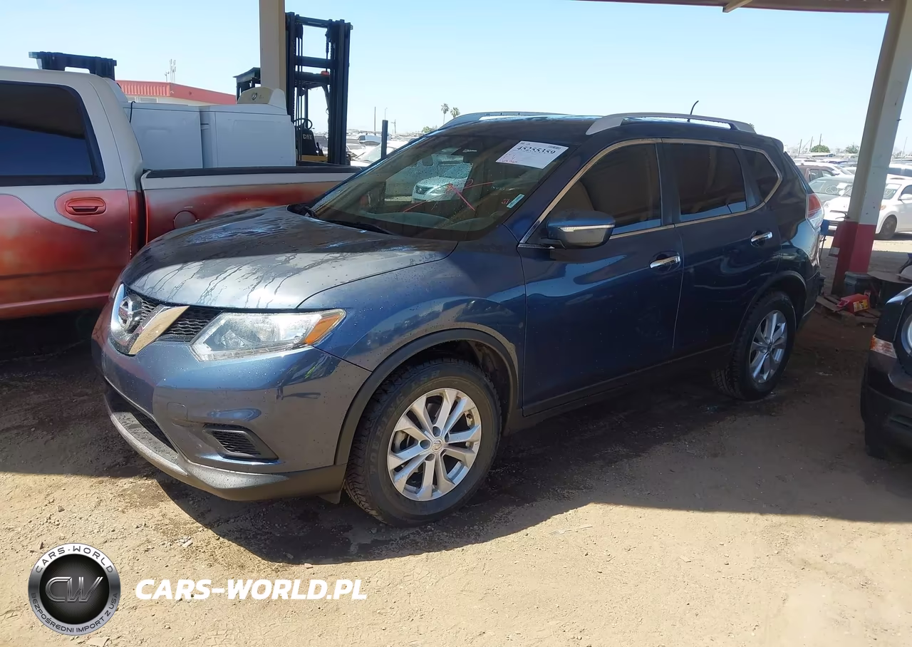 2015 Nissan Rogue Sv VIN:KNMAT2MT2FP520096 - 2
