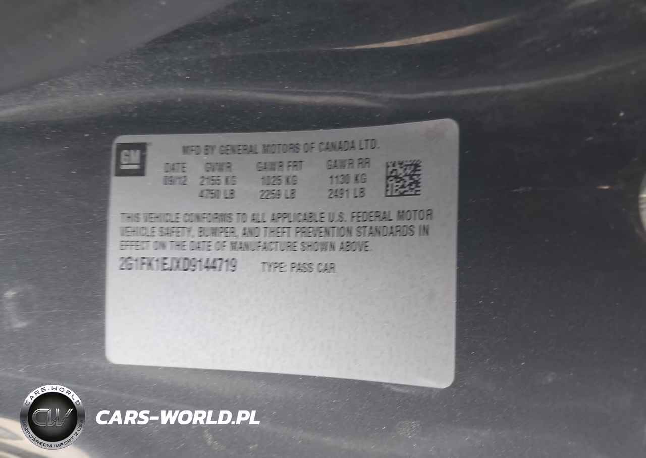 2013 Chevrolet Camaro 2Ss VIN:2G1FK1EJXD9144719 - 9