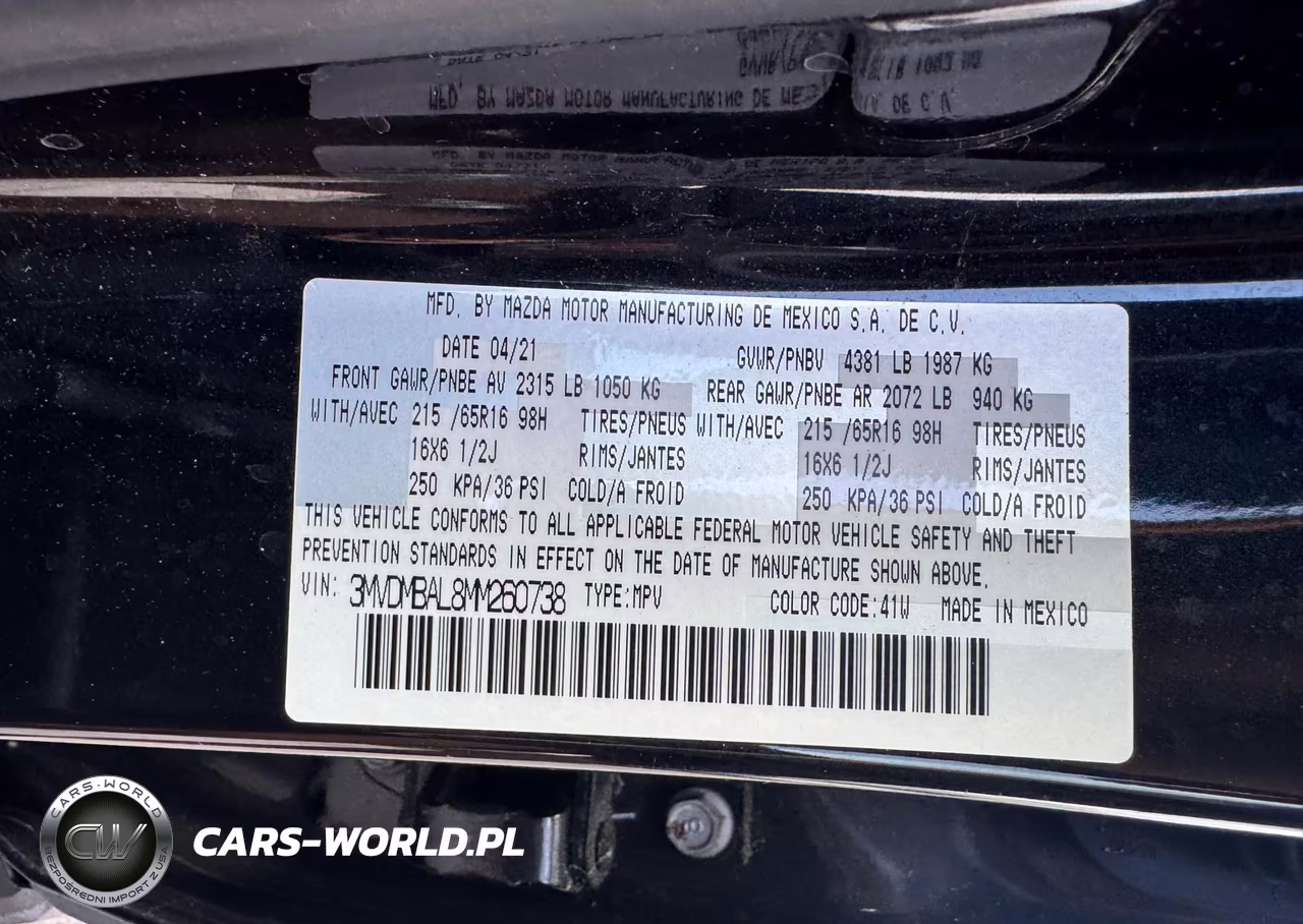 2021 Mazda Cx-30 VIN:3MVDMBAL8MM260738 - 9