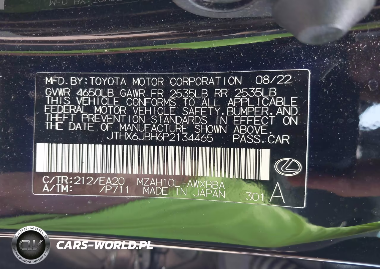 2023 Lexus Ux 250H VIN:JTHX6JBH6P2134465 - 9