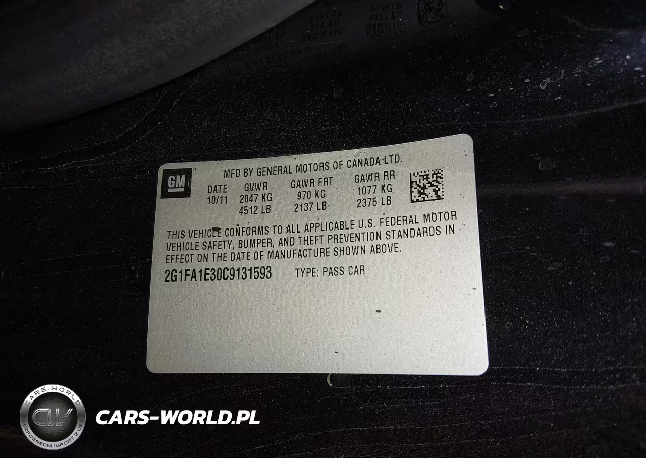 2012 Chevrolet Camaro 2Ls VIN:2G1FA1E30C9131593 - 9