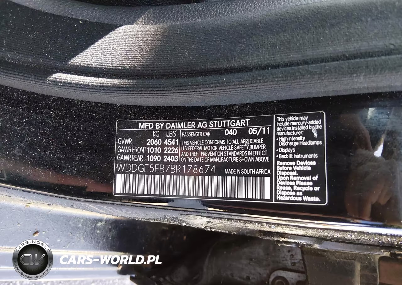 2011 Mercedes-Benz C 300 Sport VIN:WDDGF5EB7BR178674 - 9