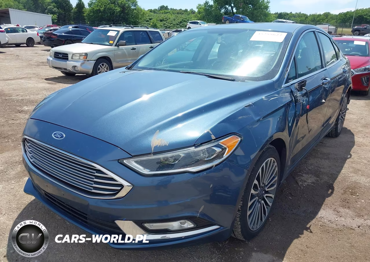 2018 Ford Fusion Titanium VIN:3FA6P0D93JR207133 - 2