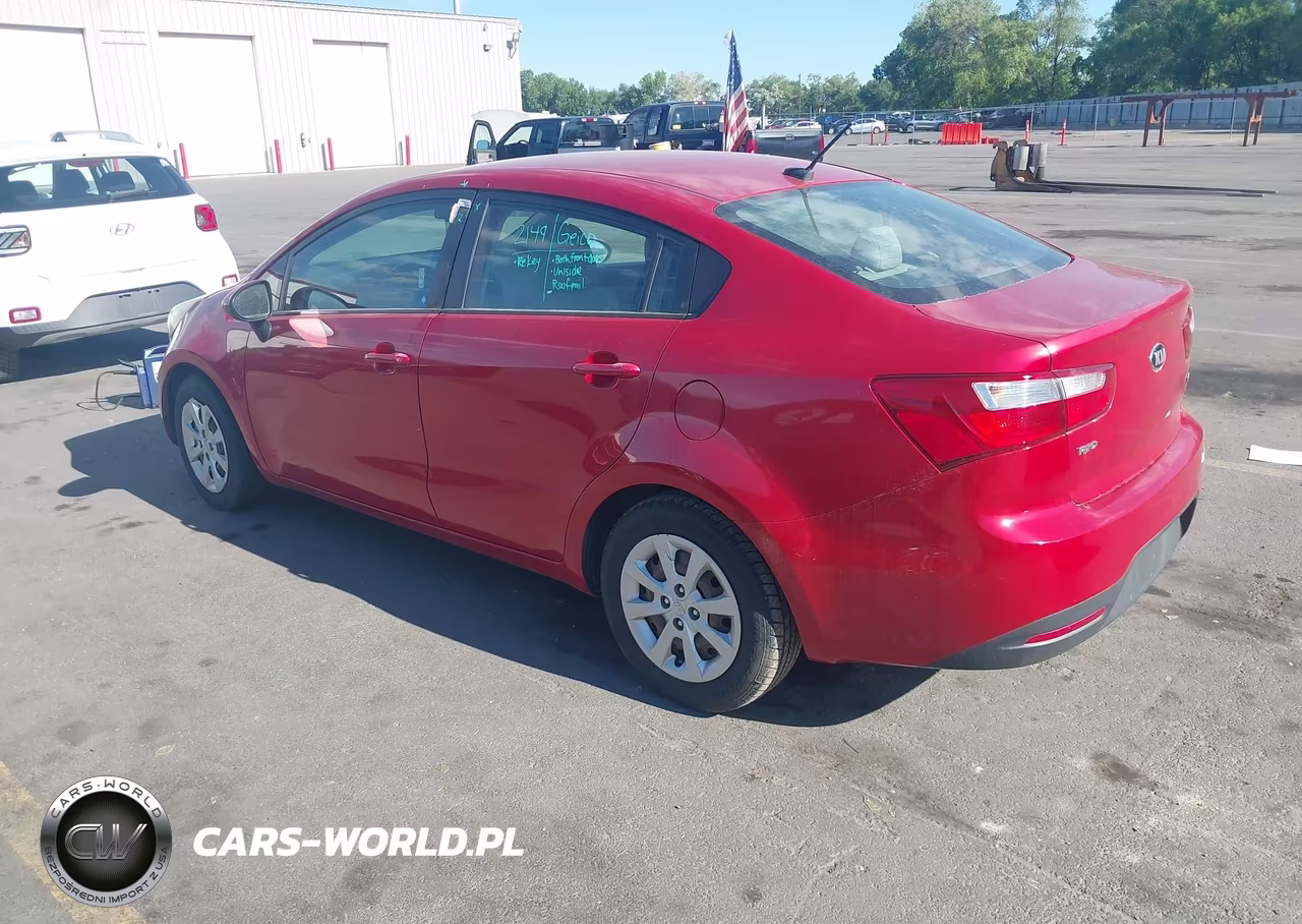 2014 Kia Rio Lx VIN:KNADM4A34E6352781 - 3