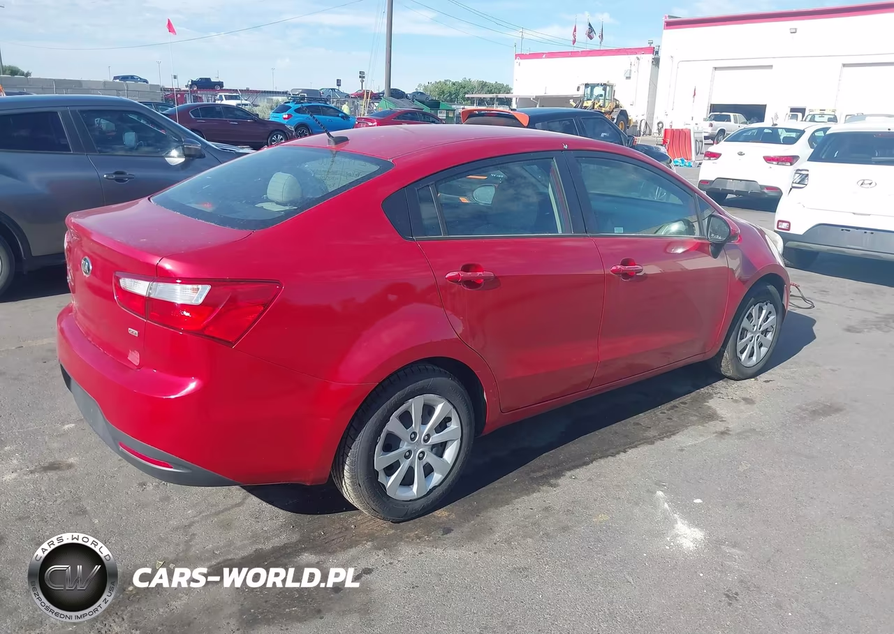 2014 Kia Rio Lx VIN:KNADM4A34E6352781 - 4