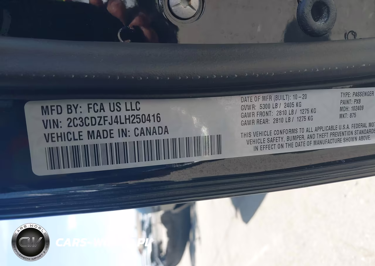 2020 Dodge Challenger R-T Scat Pack VIN:2C3CDZFJ4LH250416 - 9