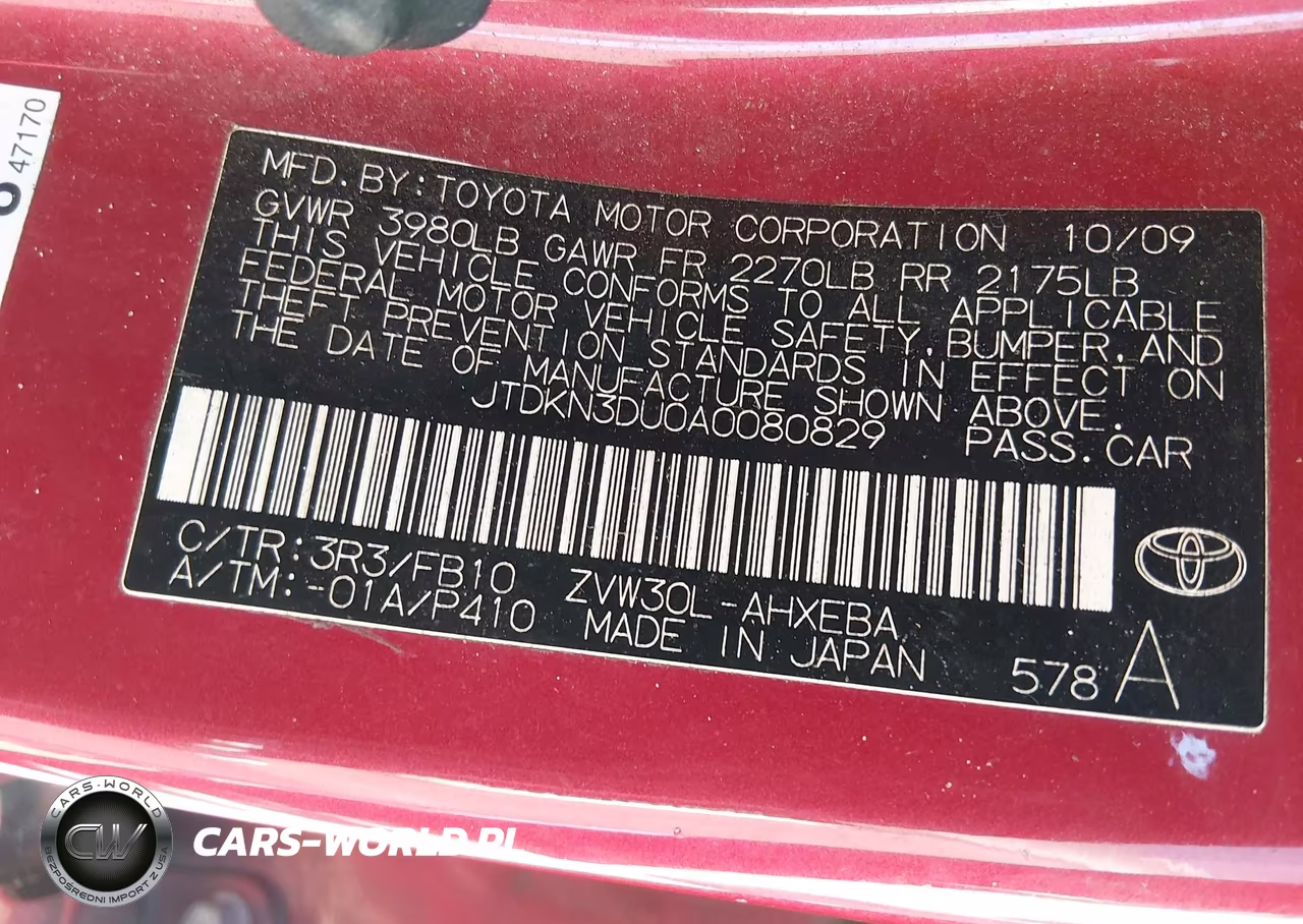 2010 Toyota Prius Ii VIN:JTDKN3DU0A0080829 - 9