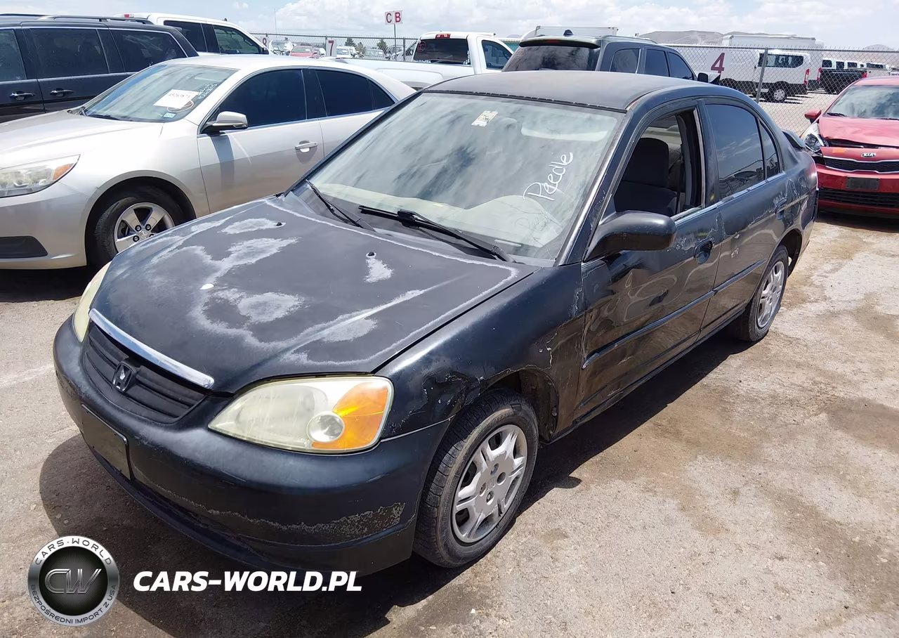 2002 Honda Civic Lx VIN:1HGES15562L000551 - 2