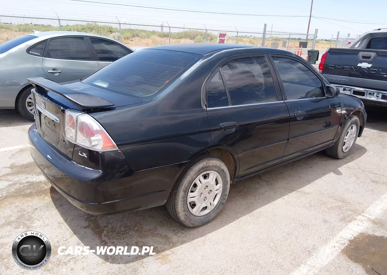 2002 Honda Civic Lx VIN:1HGES15562L000551 - 4