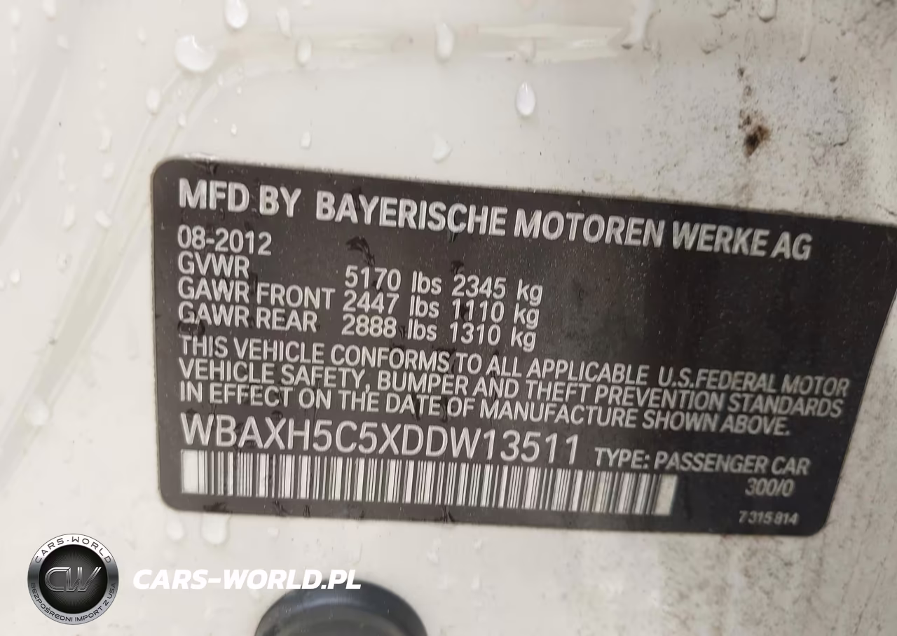 2013 BMW 528I xDrive VIN:WBAXH5C5XDDW13511 - 9