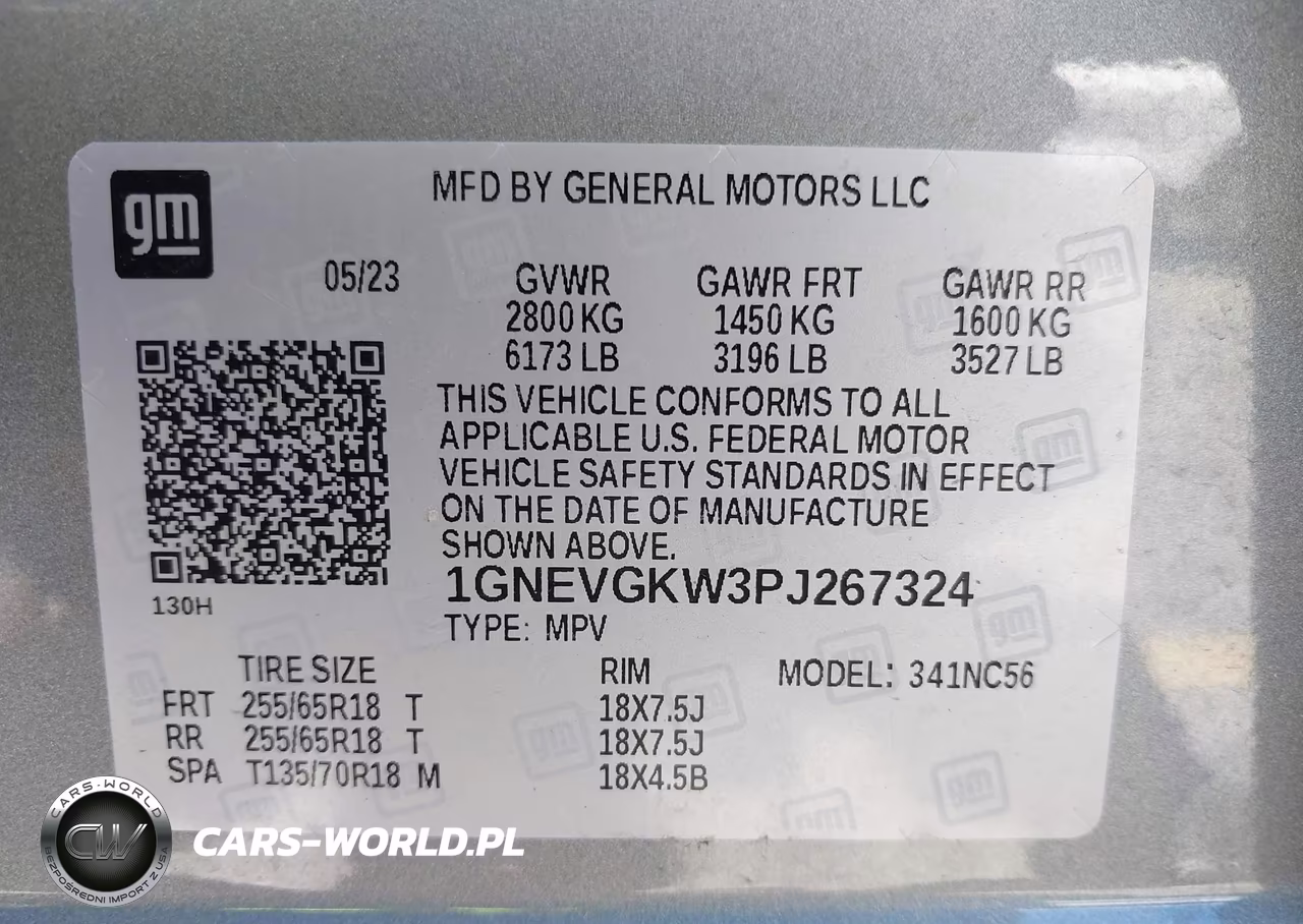 2023 Chevrolet Traverse Awd Lt Cloth VIN:1GNEVGKW3PJ267324 - 9
