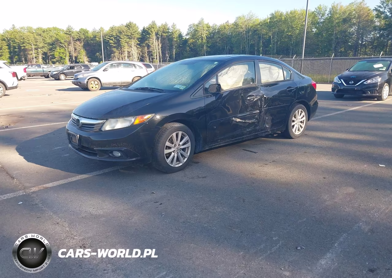 2012 Honda Civic Ex VIN:2HGFB2F86CH335889 - 2