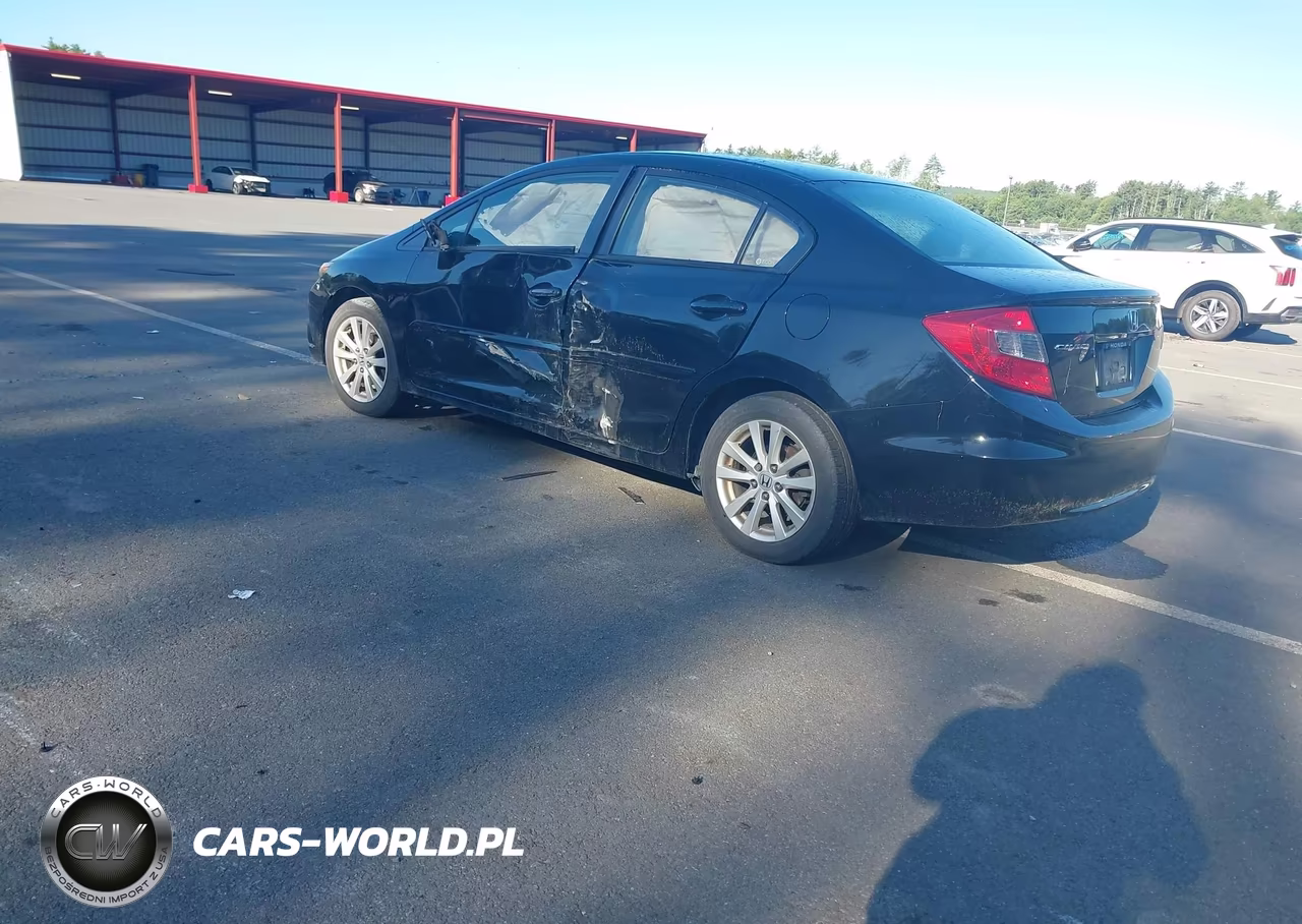2012 Honda Civic Ex VIN:2HGFB2F86CH335889 - 3