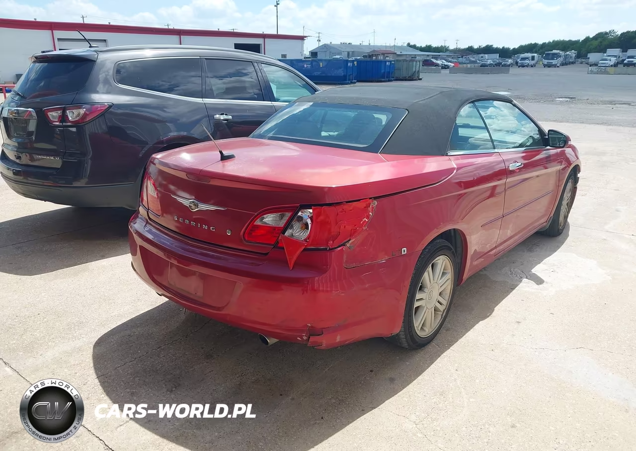 2008 Chrysler Sebring Limited VIN:1C3LC65M58N639237 - 4