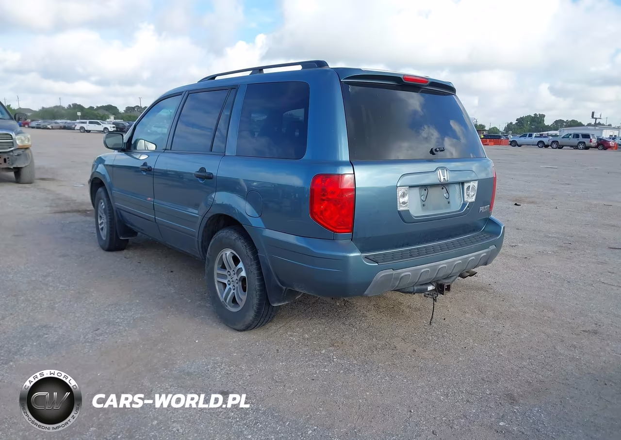 2005 Honda Pilot Ex-L VIN:5FNYF18505B046878 - 3