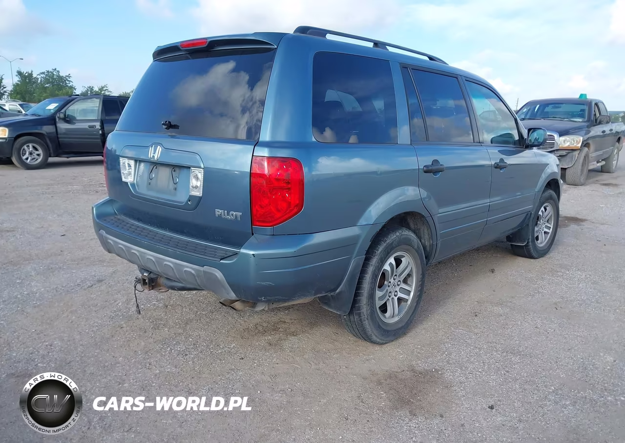 2005 Honda Pilot Ex-L VIN:5FNYF18505B046878 - 4