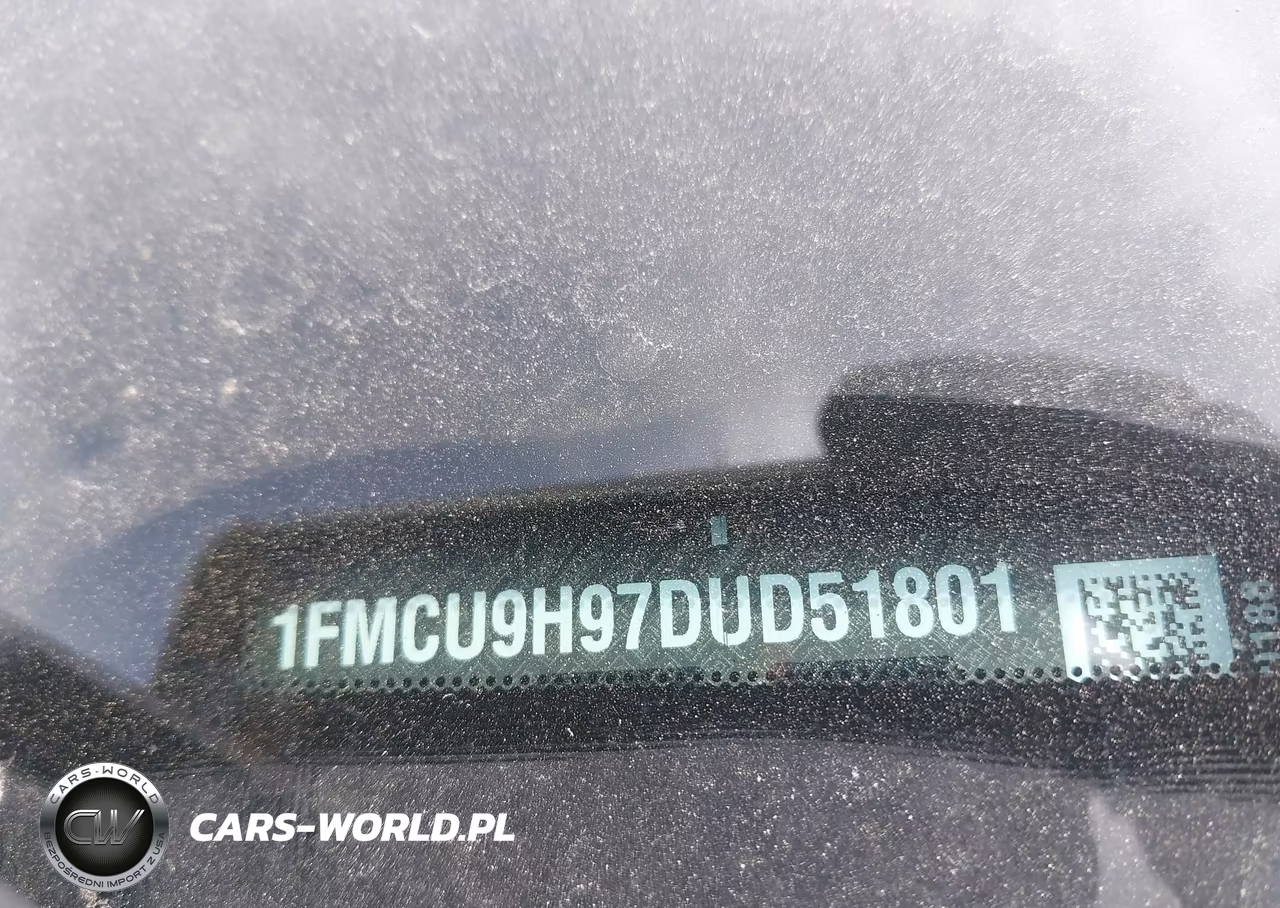 2013 Ford Escape Sel VIN:1FMCU9H97DUD51801 - 9
