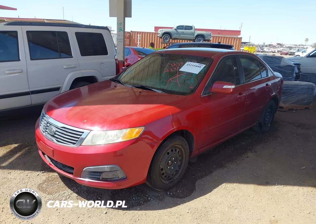 2009 Kia Optima Lx VIN:KNAGE228595308051 - 2