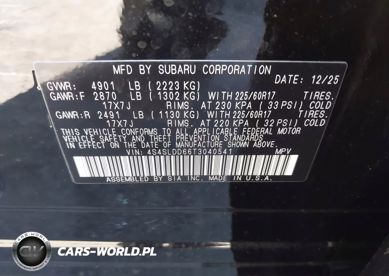 2026 Subaru Forester Premium VIN:4S4SLDD66T3040541 - 9