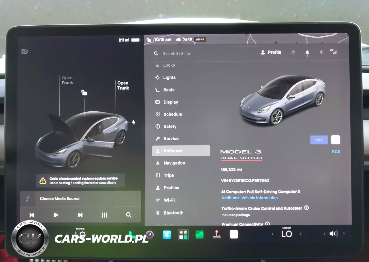 2020 Tesla Model 3 Performance Dual Motor All-Wheel Drive VIN:5YJ3E1ECXLF587062 - 7