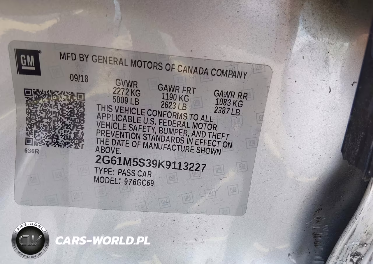 2019 Cadillac Xts Luxury VIN:2G61M5S39K9113227 - 9