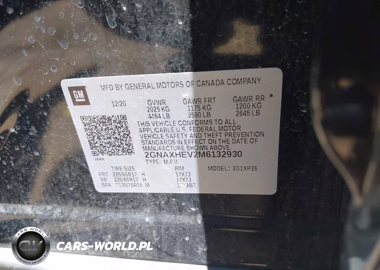 2021 Chevrolet Equinox Fwd Ls VIN:2GNAXHEV2M6132930 - 9