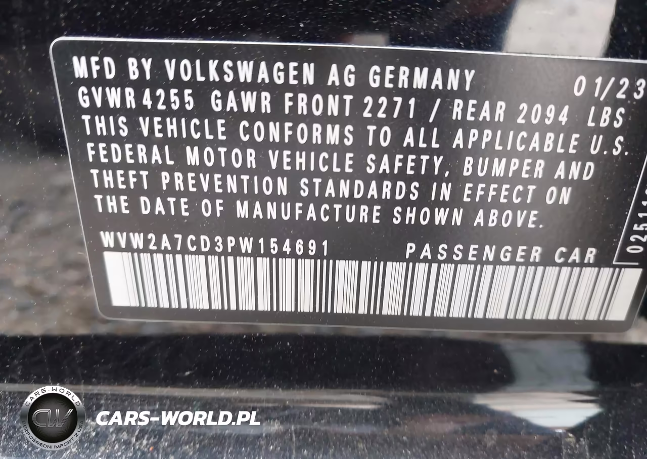 2023 Volkswagen Golf Gti 2.0T Se VIN:WVW2A7CD3PW154691 - 9