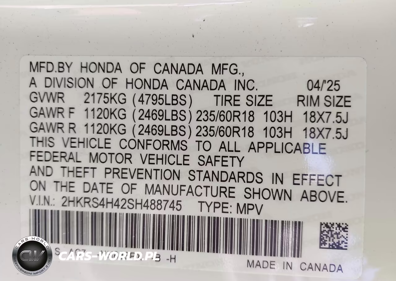 2025 Honda Cr-V Ex Awd VIN:2HKRS4H42SH488745 - 9