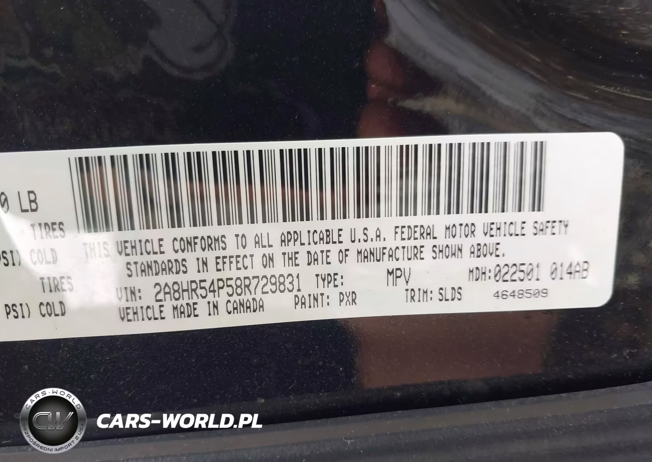 2008 Chrysler Town & Country Touring VIN:2A8HR54P58R729831 - 9