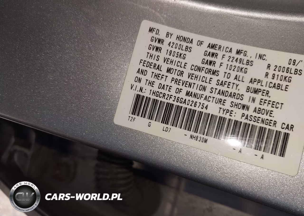 2016 Honda Accord Lx VIN:1HGCR2F36GA026754 - 9
