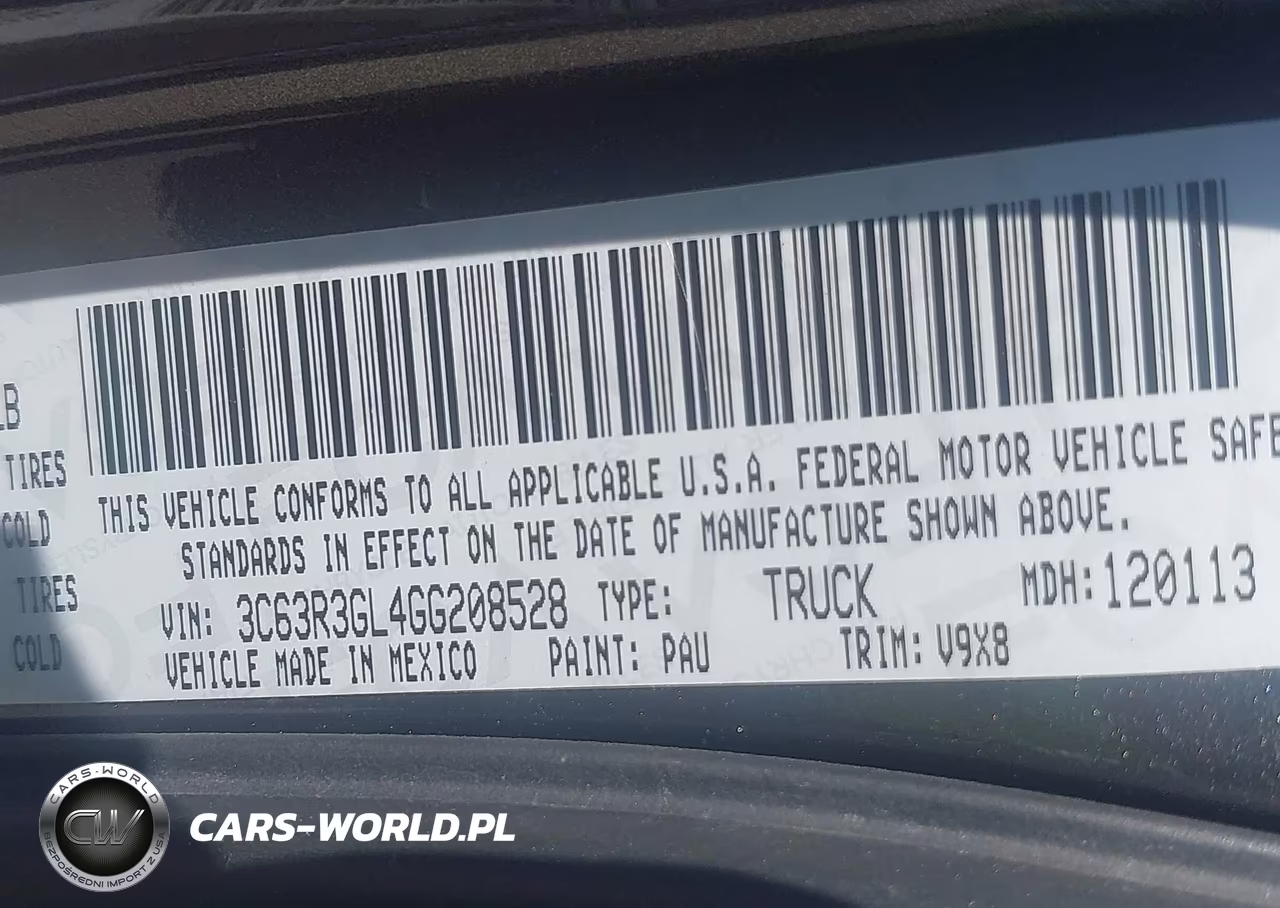 2016 Ram 3500 Tradesman VIN:3C63R3GL4GG208528 - 8