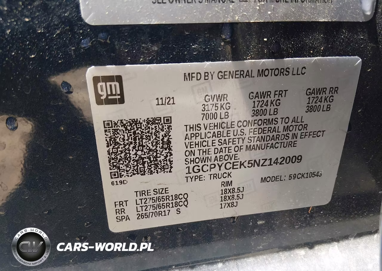 2022 Chevrolet Silverado 1500 Ltd 4Wd Short Bed Custom Trail Boss VIN:1GCPYCEK5NZ142009 - 9