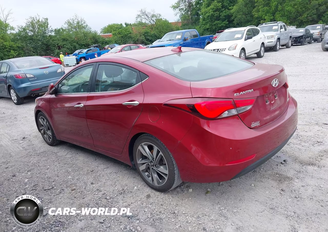 2014 Hyundai Elantra Limited VIN:5NPDH4AE8EH542310 - 3