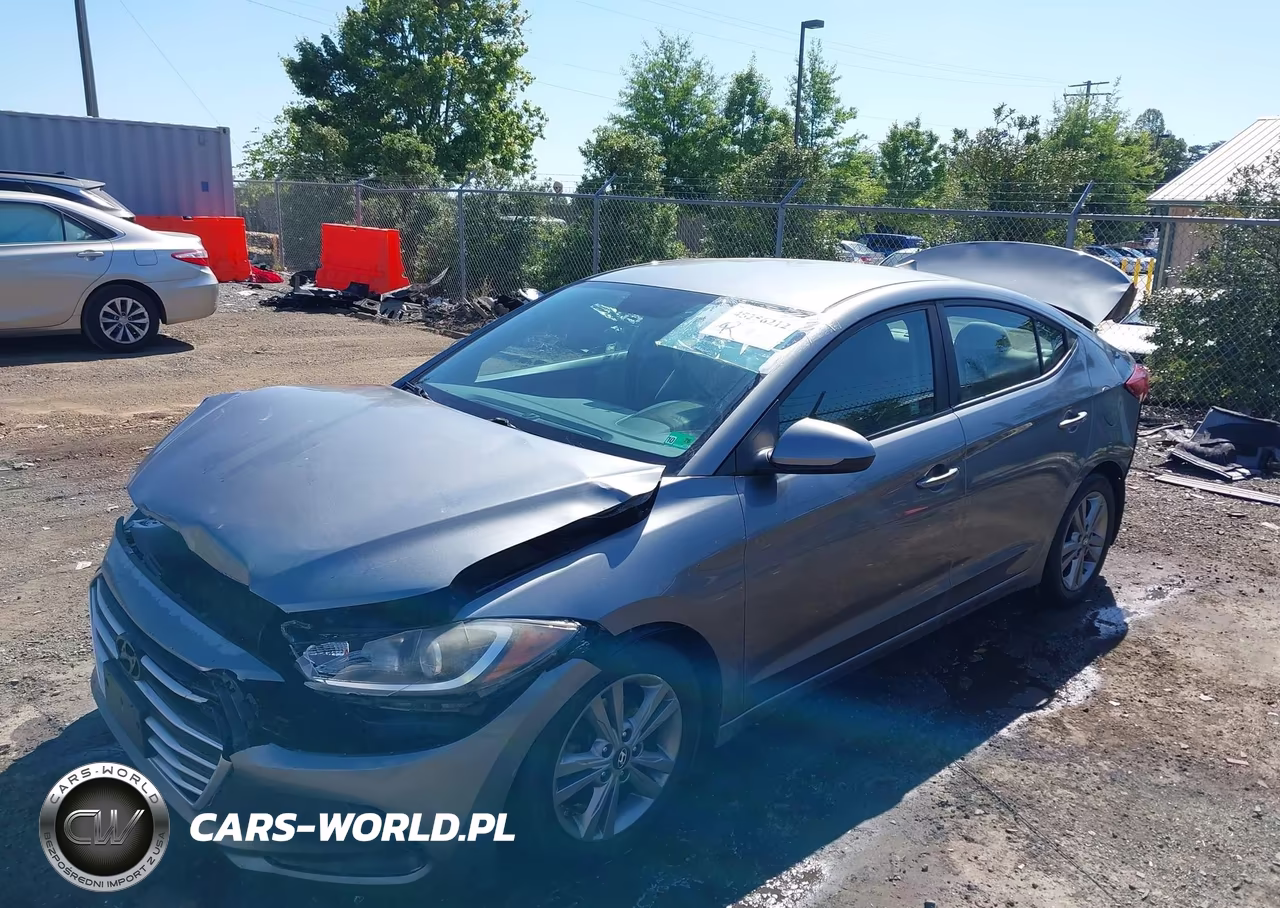2017 Hyundai Elantra Se VIN:KMHD84LF9HU068881 - 2