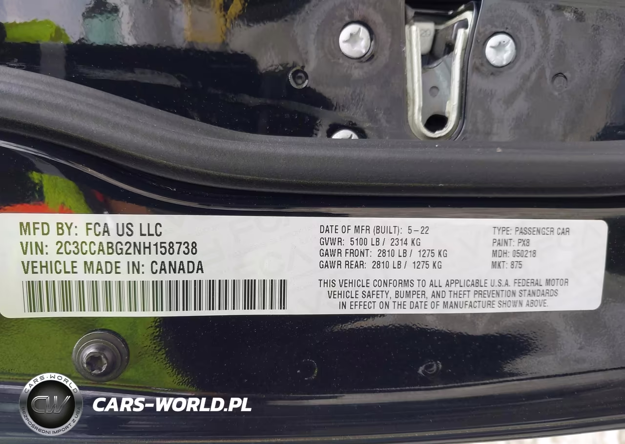 2022 Chrysler 300 S VIN:2C3CCABG2NH158738 - 9