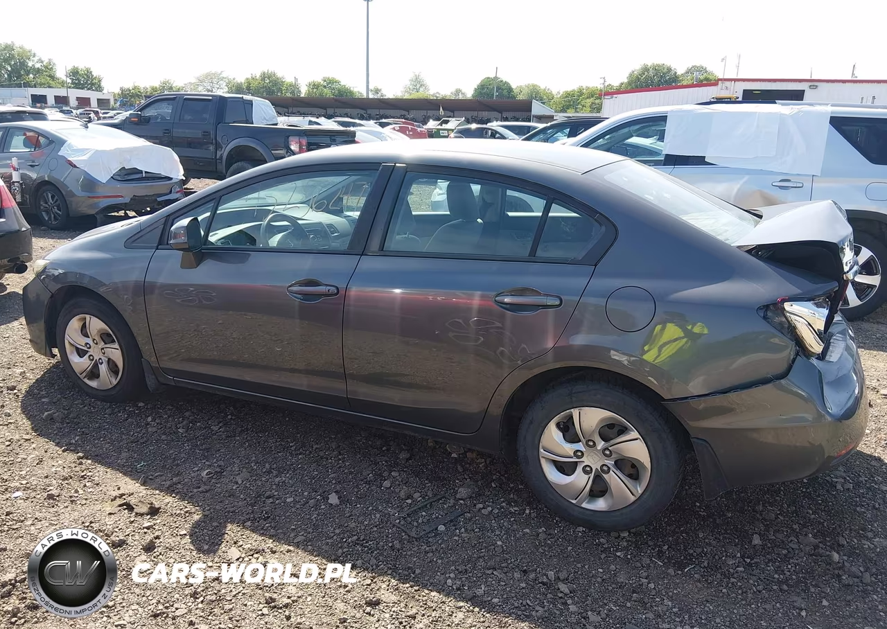 2013 Honda Civic Lx VIN:2HGFB2F55DH569514 - 14