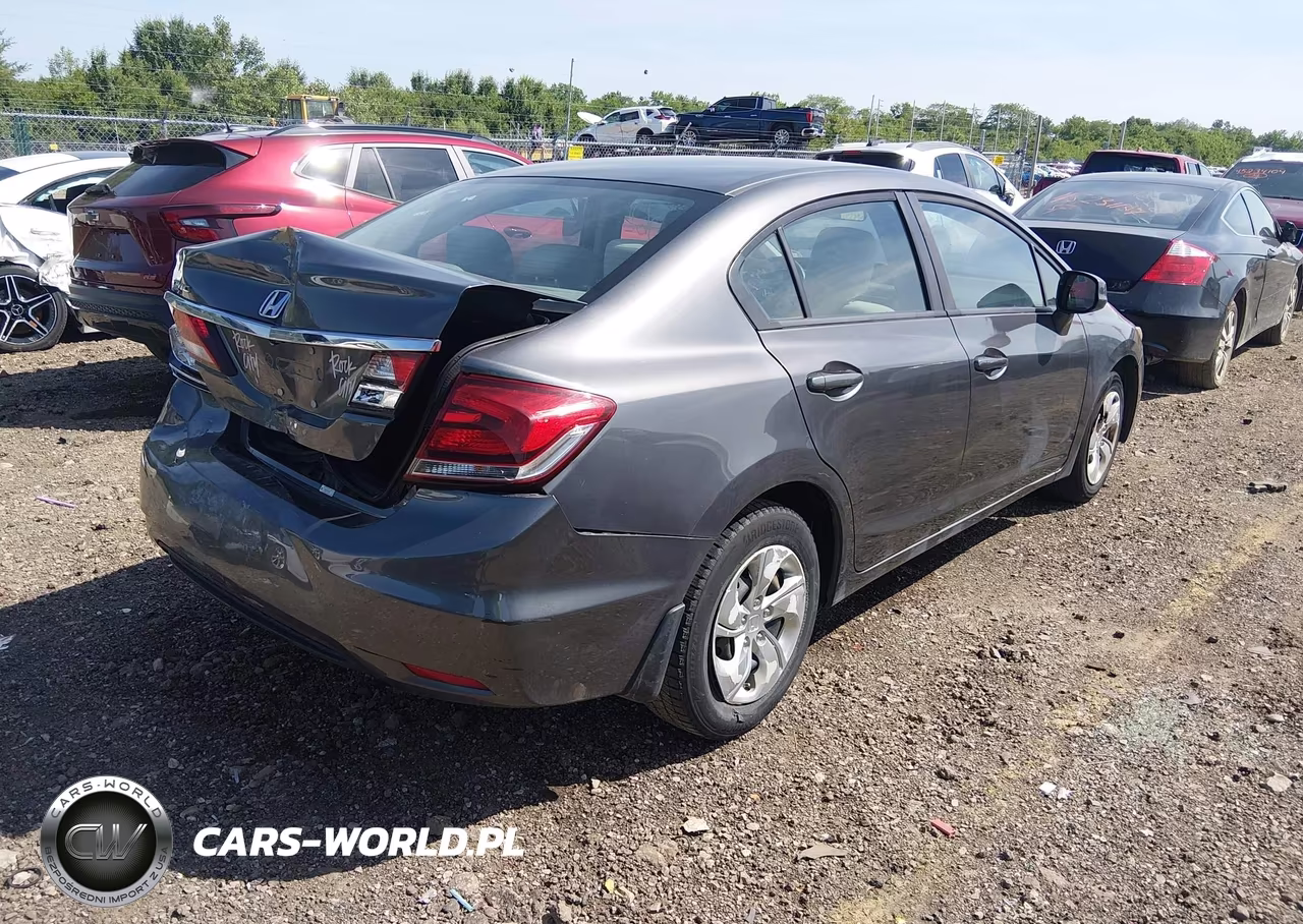 2013 Honda Civic Lx VIN:2HGFB2F55DH569514 - 4