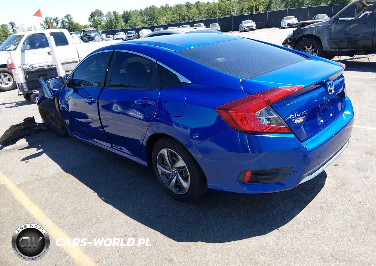 2020 Honda Civic Lx VIN:2HGFC2F61LH575041 - 3
