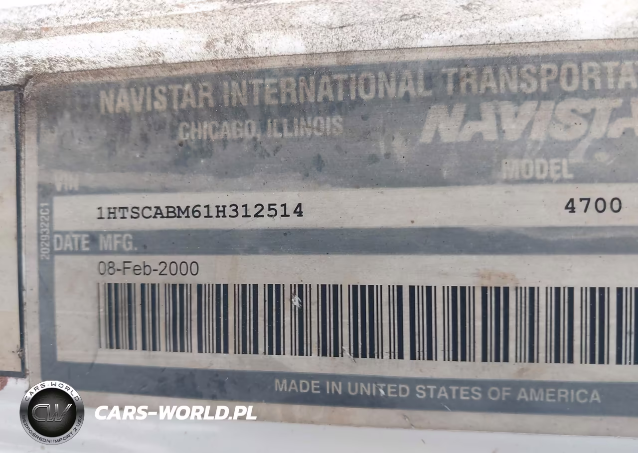 2001 International 4000 4700 VIN:1HTSCABM61H312514 - 8