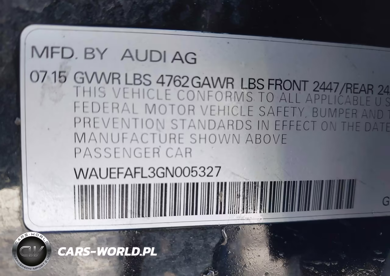 2016 Audi A4 2.0T Premium Plus VIN:WAUEFAFL3GN005327 - 9