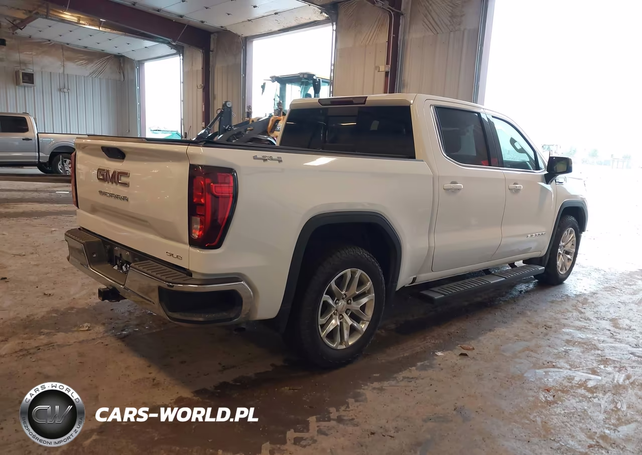 2021 GMC Sierra 1500 4Wd Short Box Sle VIN:3GTU9BET2MG321223 - 4