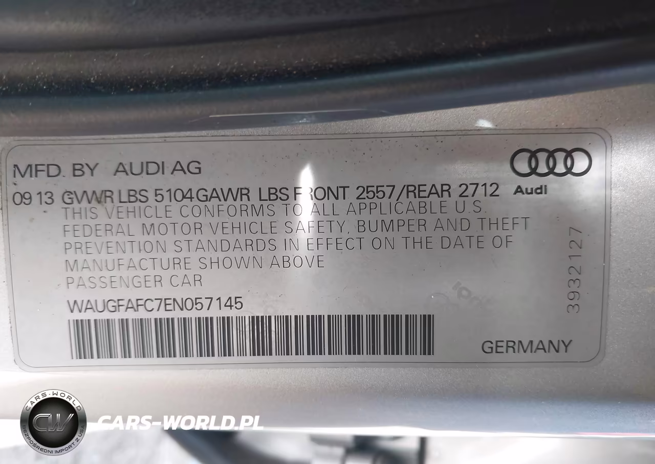 2014 Audi A6 2.0T Premium VIN:WAUGFAFC7EN057145 - 9