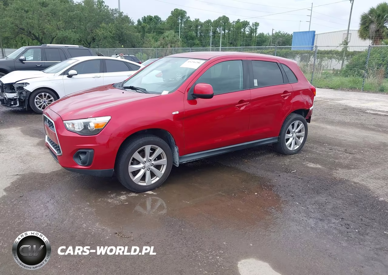 2015 Mitsubishi Outlander Sport Es VIN:4A4AP3AU7FE026893 - 2